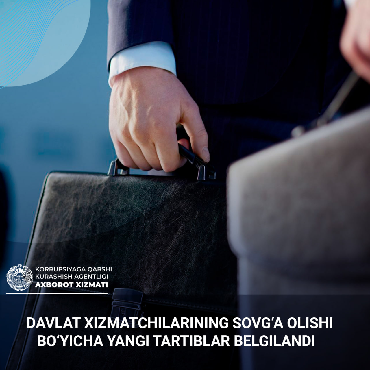 Davlat xizmatchilarining sovg‘a olishi bo‘yicha yangi tartiblar belgilandi  